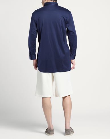 Man Shirt Navy Size XL Cotton