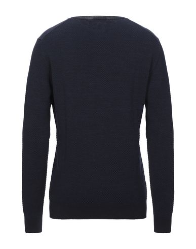Man Sweater Midnight blue Size 36 Virgin Wool, Cotton