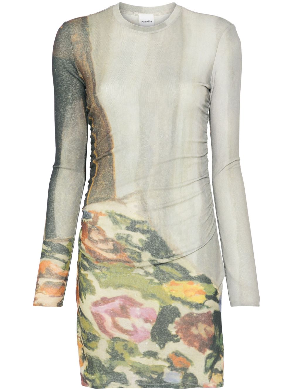 Draped dress - Green