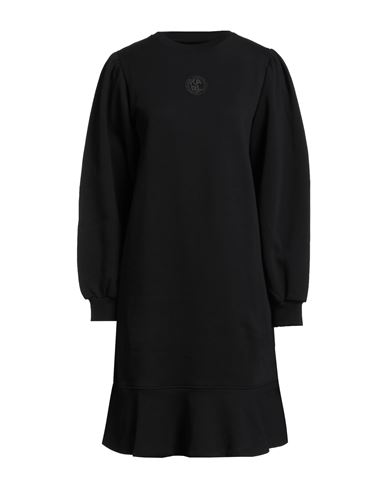 Woman Mini dress Black Size L Organic cotton, Cotton