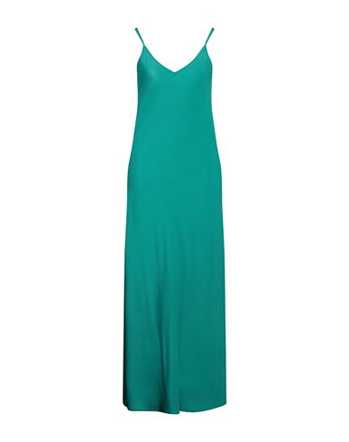 Woman Maxi dress Deep teal Size XS Viscose, Silk, Elastane
