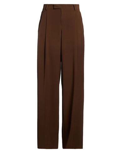 Woman Pants Brown Size 8 Silk