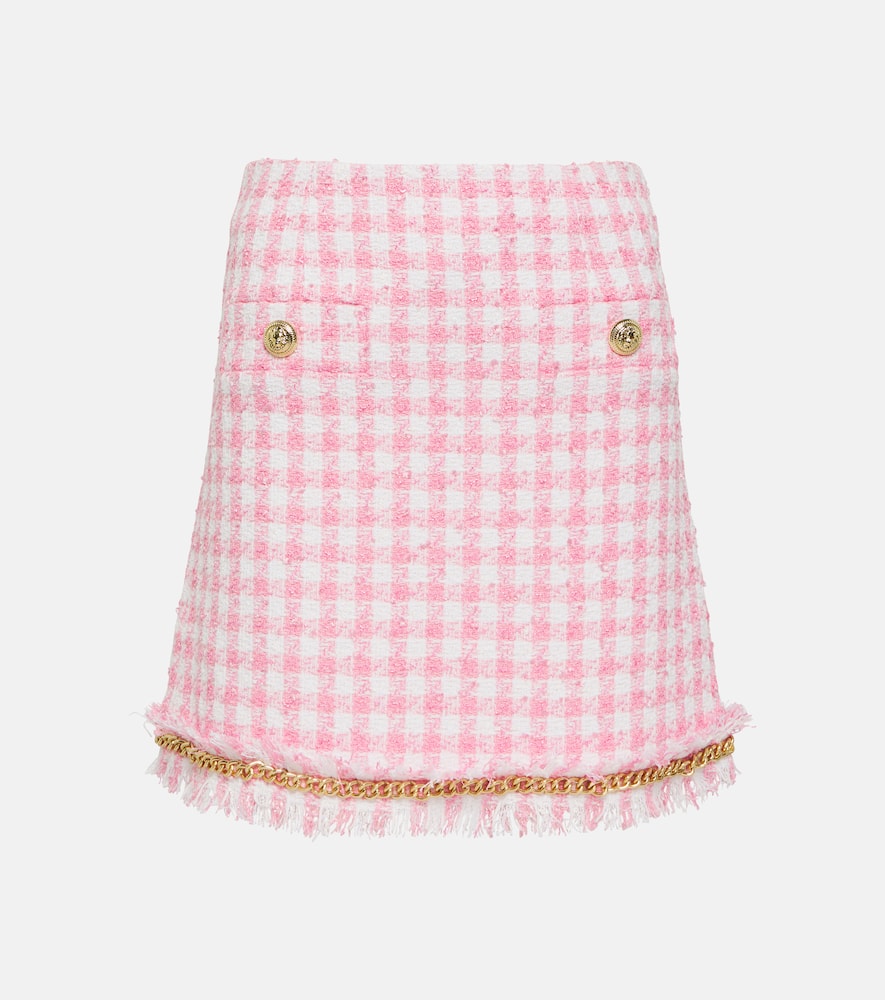 Rebecca Vallance Gabrielle houndstooth miniskirt