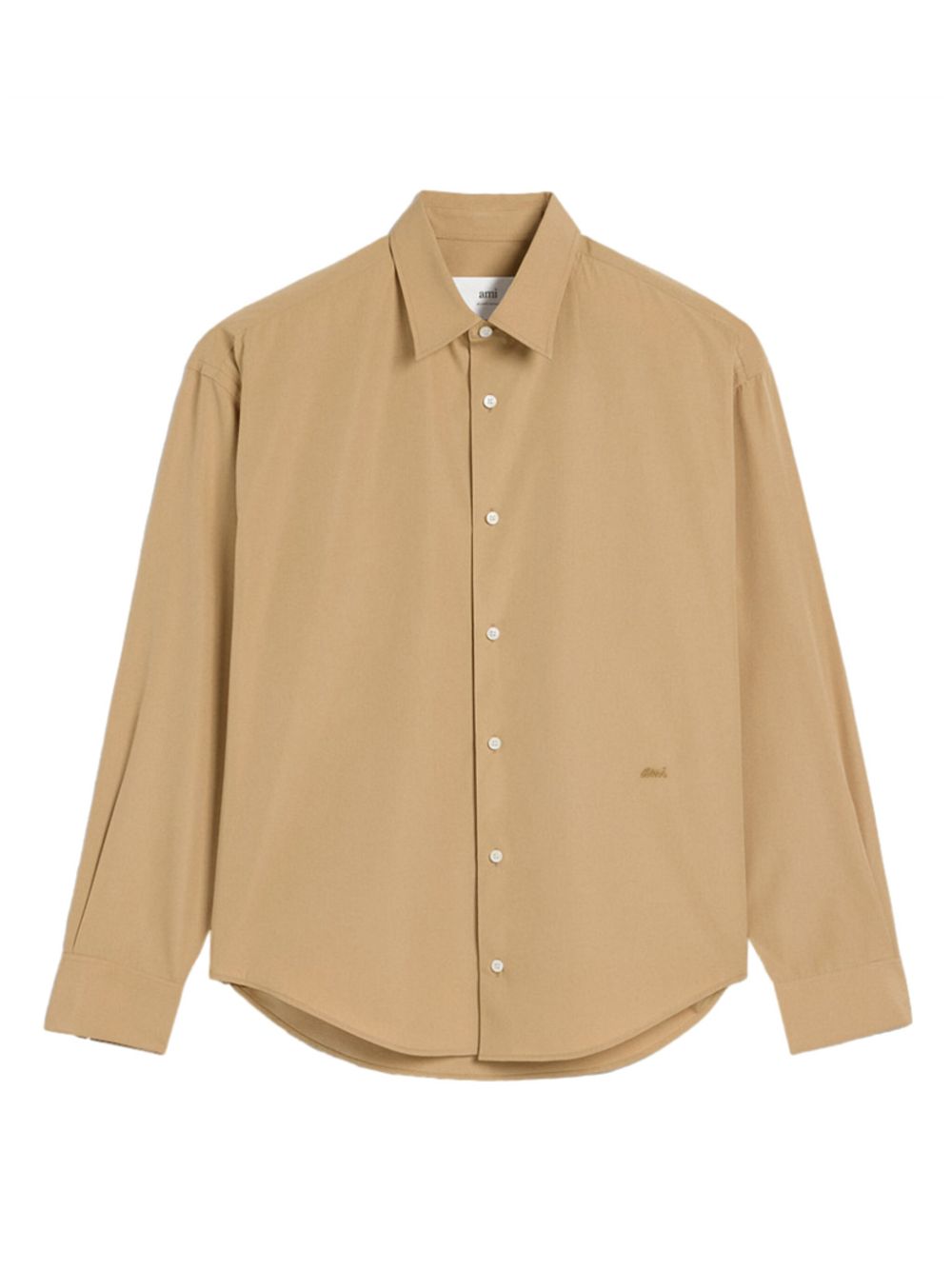 Boxy-fit cotton shirt - White