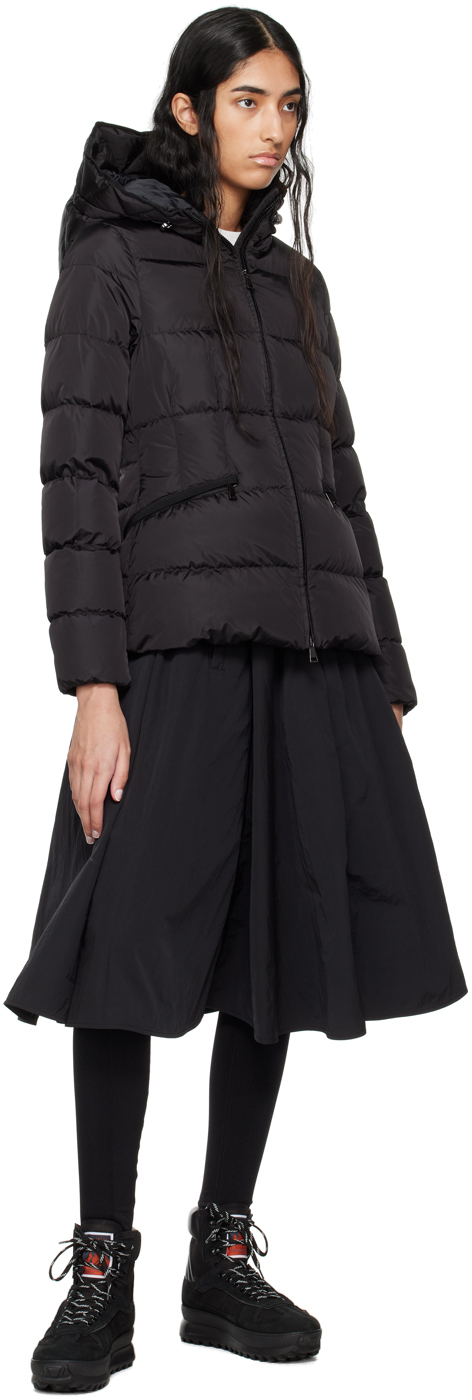 Moncler Black Avoce Short Down Jacket