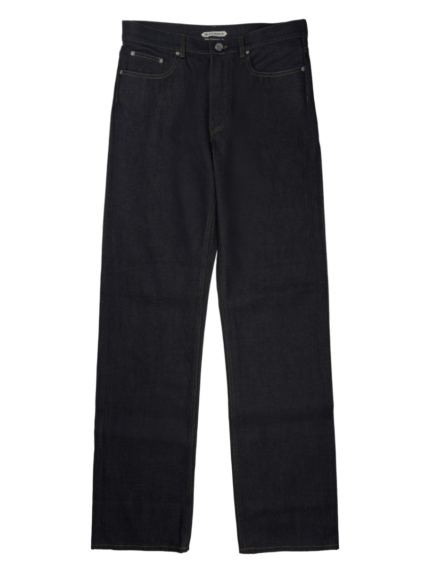Navy Blue Relaxed Jeans