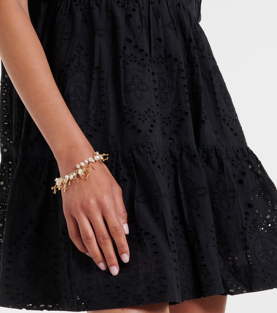 Saint-Tropez broderie anglaise minidress