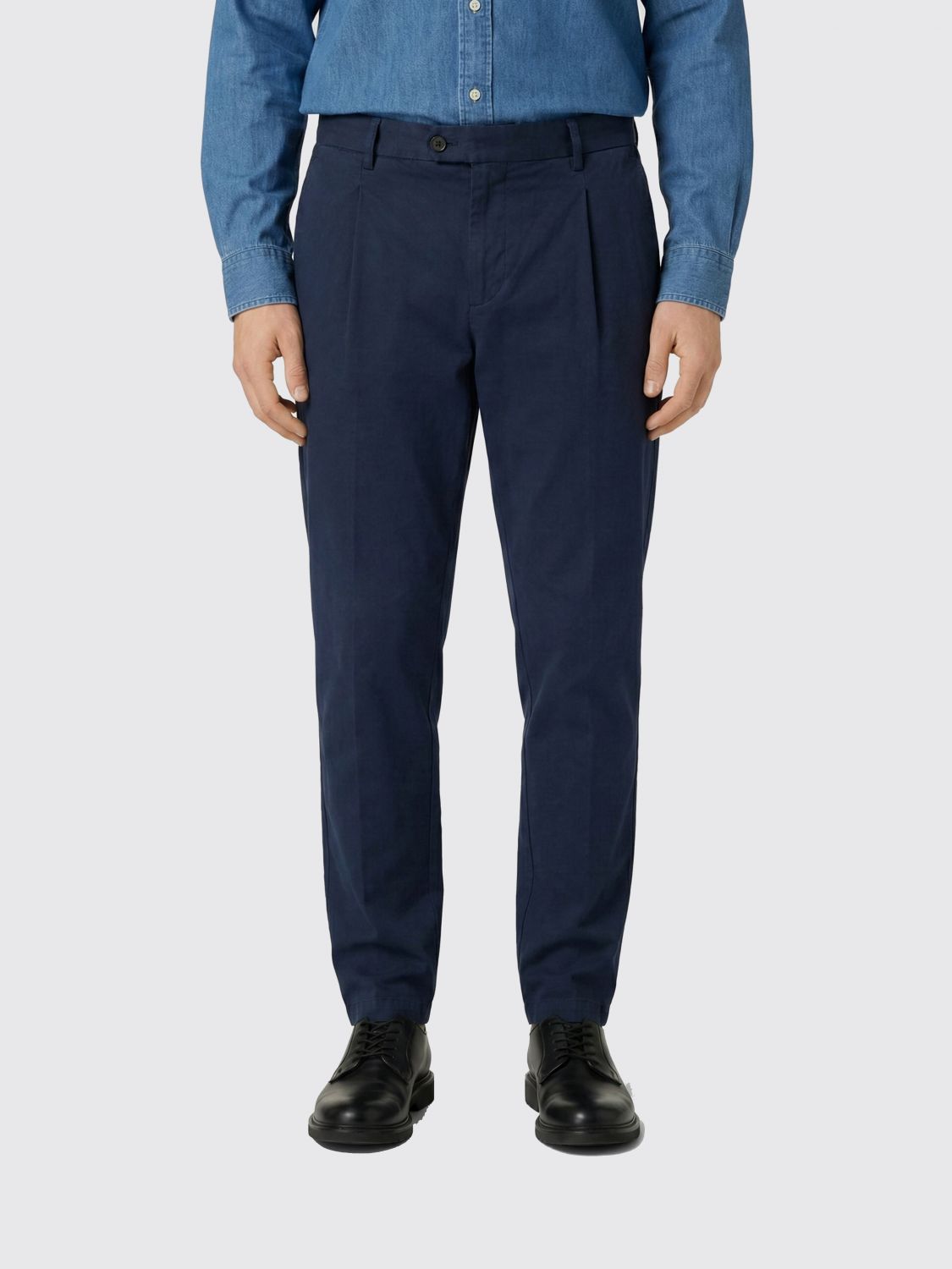 Pants Men color Blue