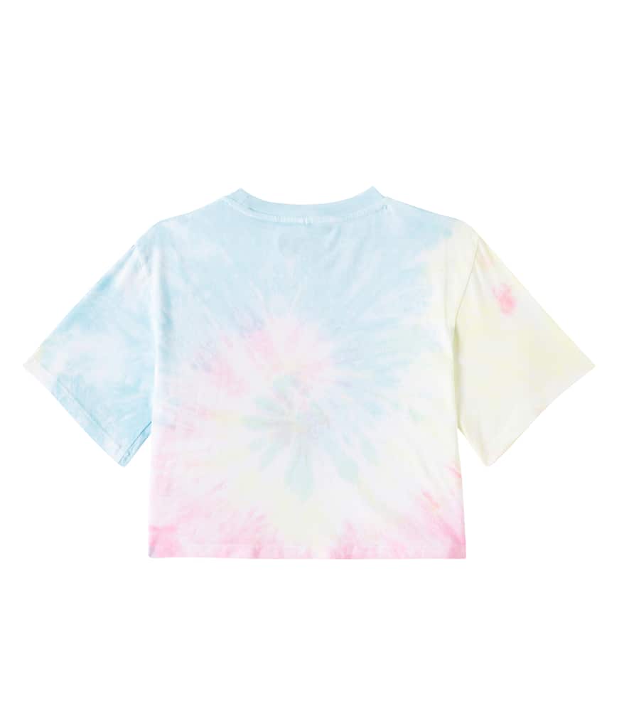 Stella McCartney Kids Printed tie-dye cotton jersey T-shirt