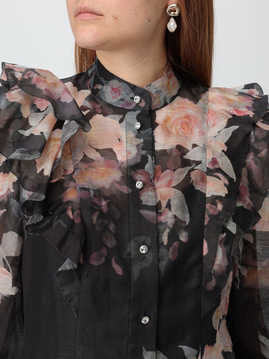 Crush blouse - Black