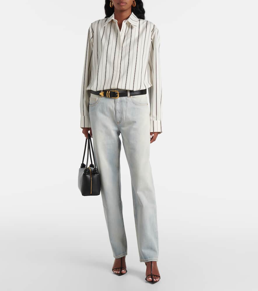 Damita striped cotton shirt
