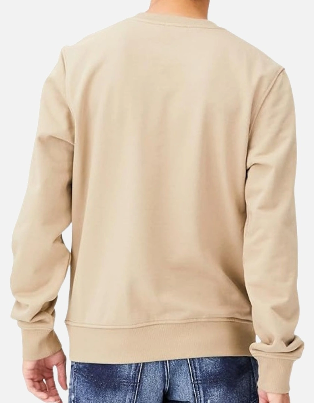 Men's Diesel Small Patch Logo Beige Sweatshirt - Tan - Size: L