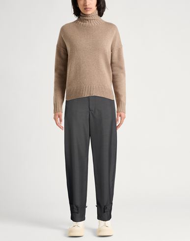 Woman Pants Charcoal Size 2 Polyester, Wool