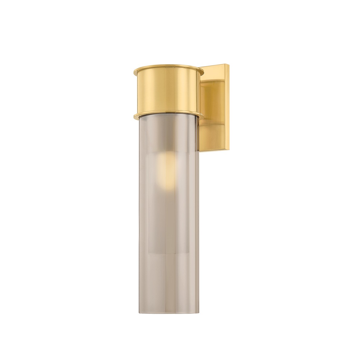 Vintage Polished Brass Wall Sconce from the Granada Collection