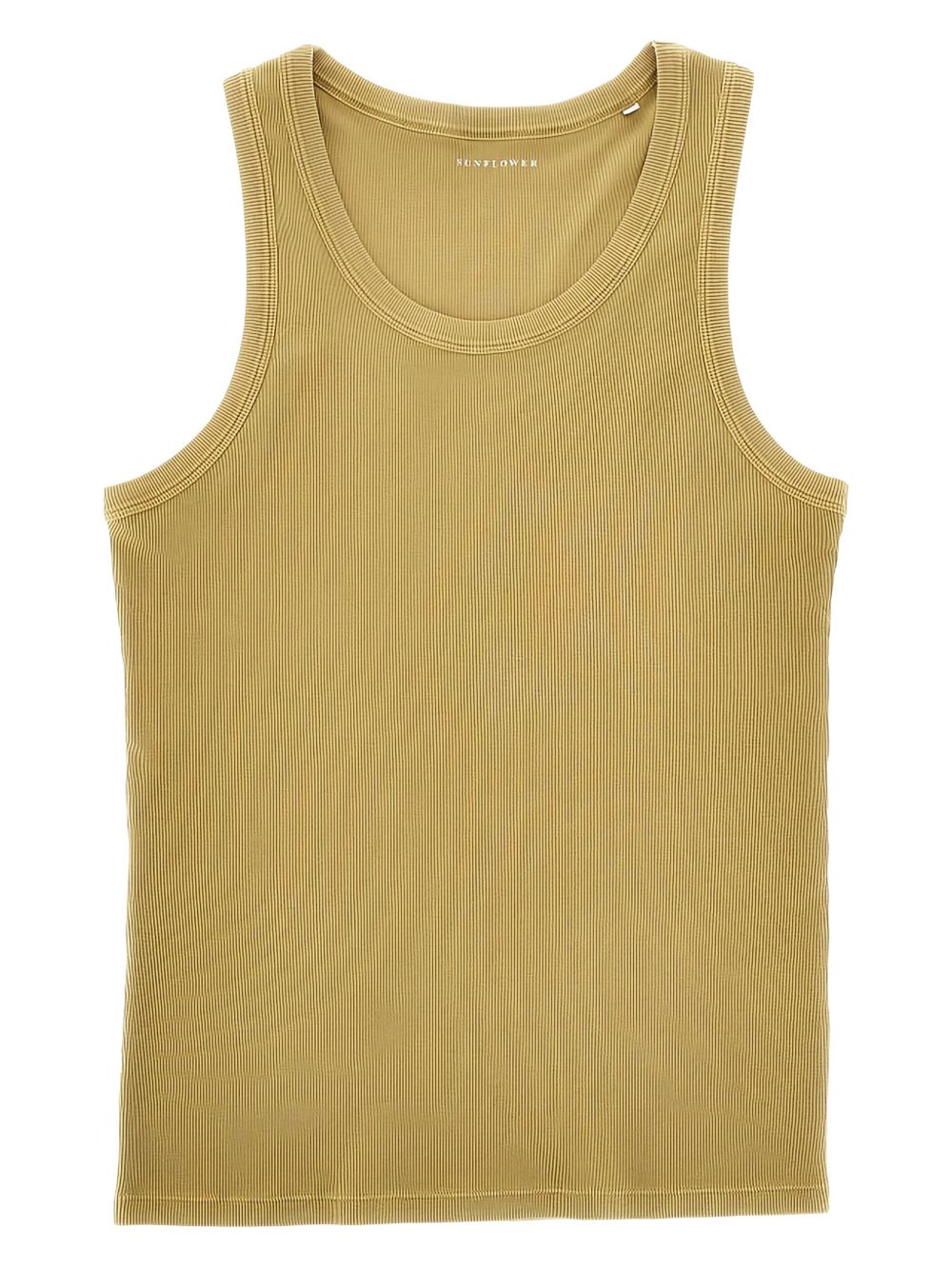Sunflower ribbed tank top - Green