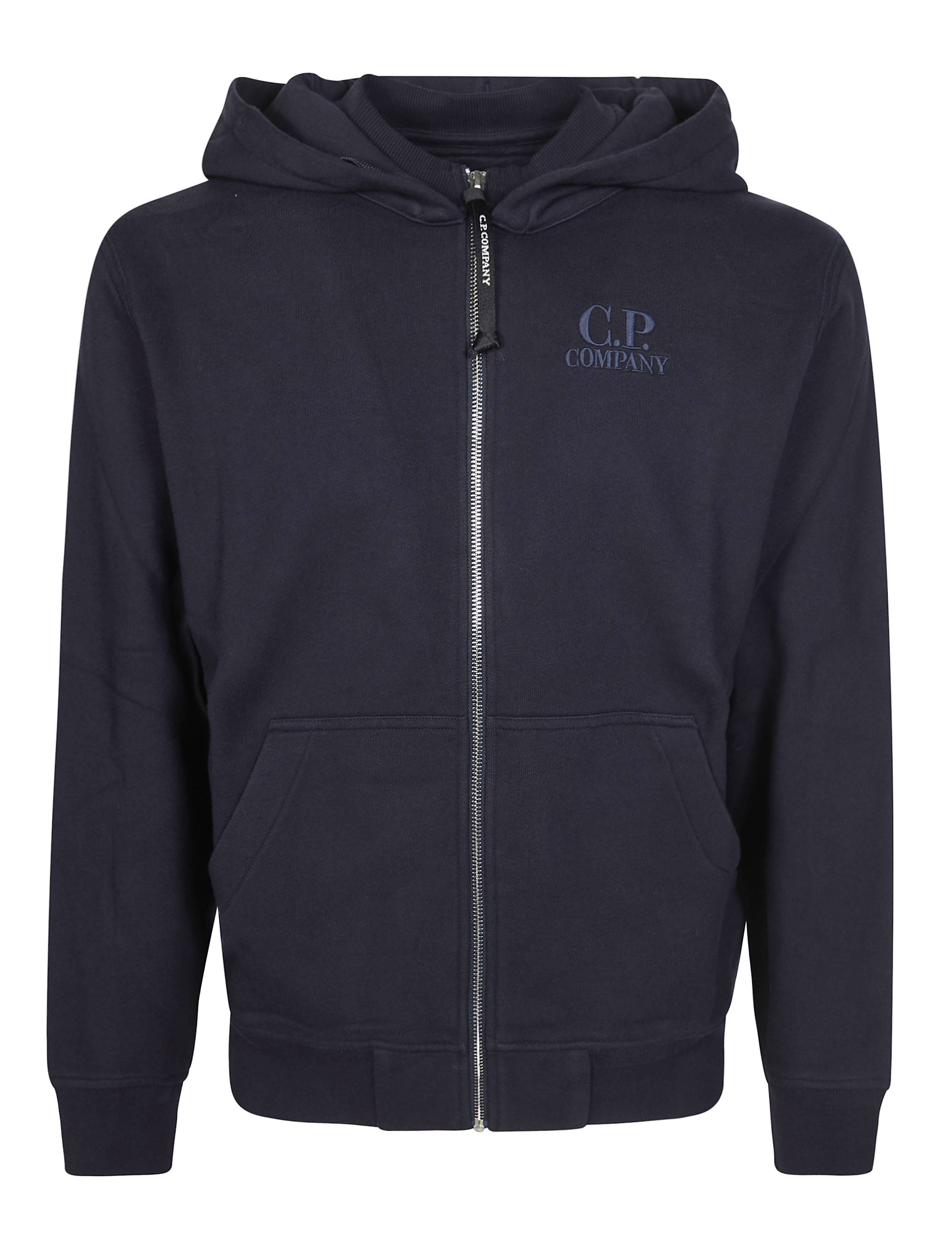Logo-detail Zip-up Hoodie