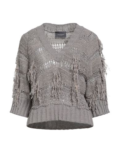 Woman Sweater Taupe Size 4 Cotton, Polyamide, Polyester