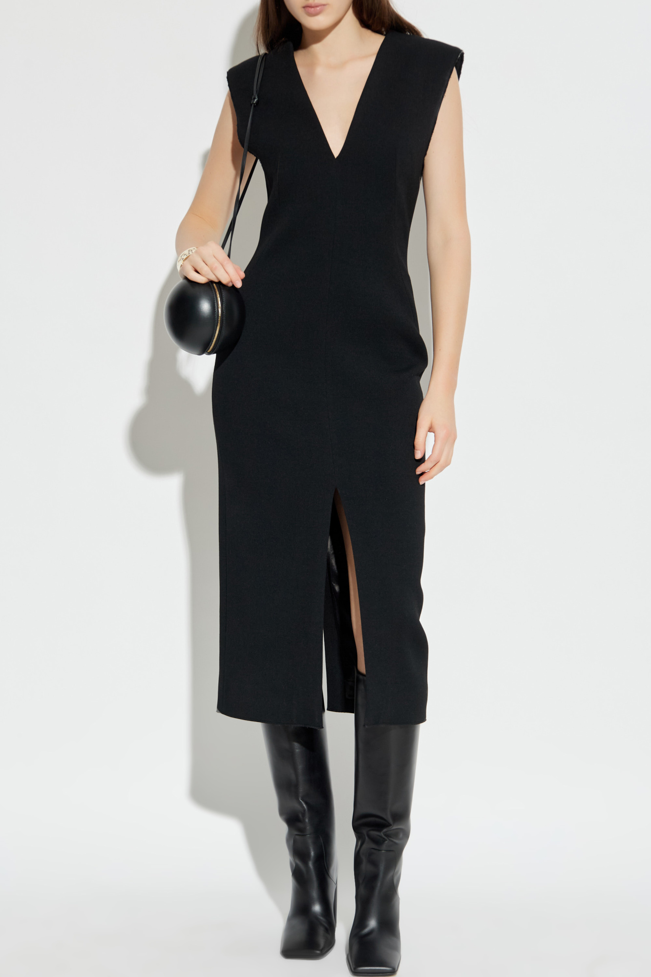 Wool Dress, Women's, Black