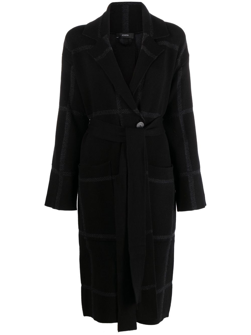Single-breasted coat - Black
