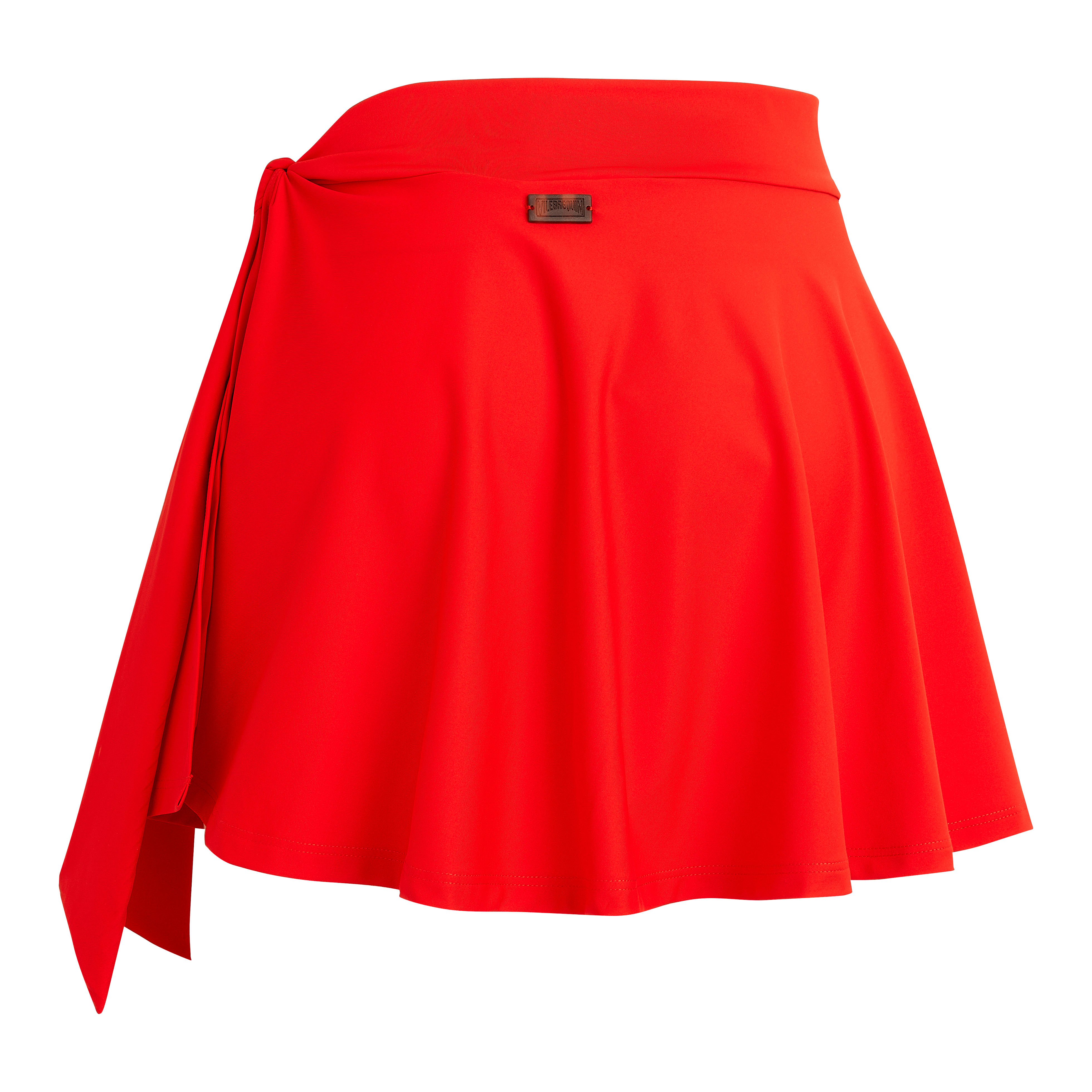 Side-tie beach skirt - Red