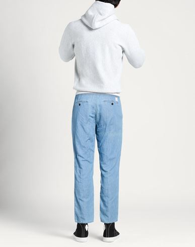 Man Jeans Blue Size 34 Cotton, Linen