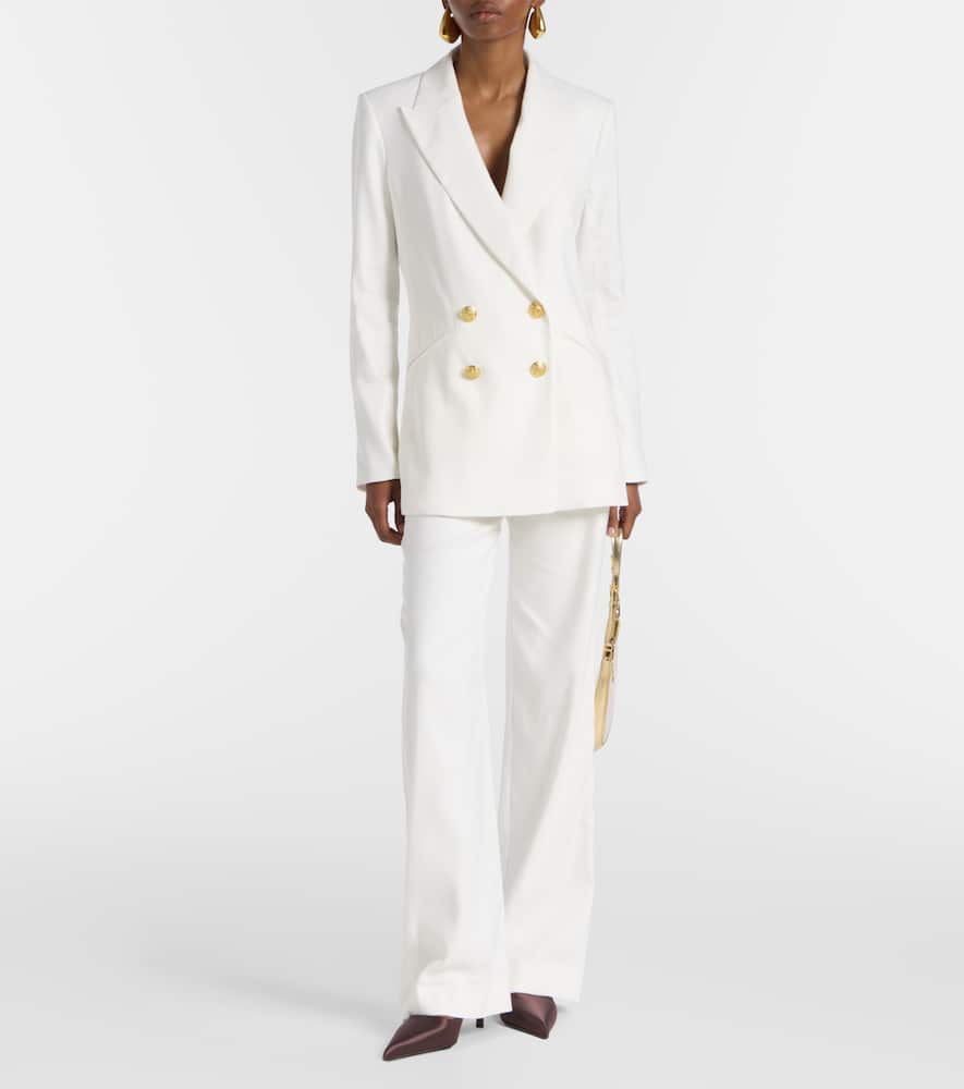 Dale linen-blend blazer