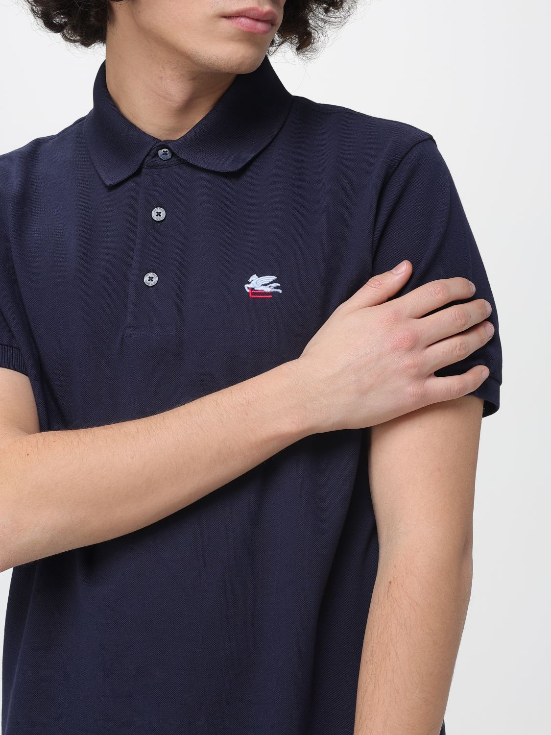 Polo Shirt Men color Blue