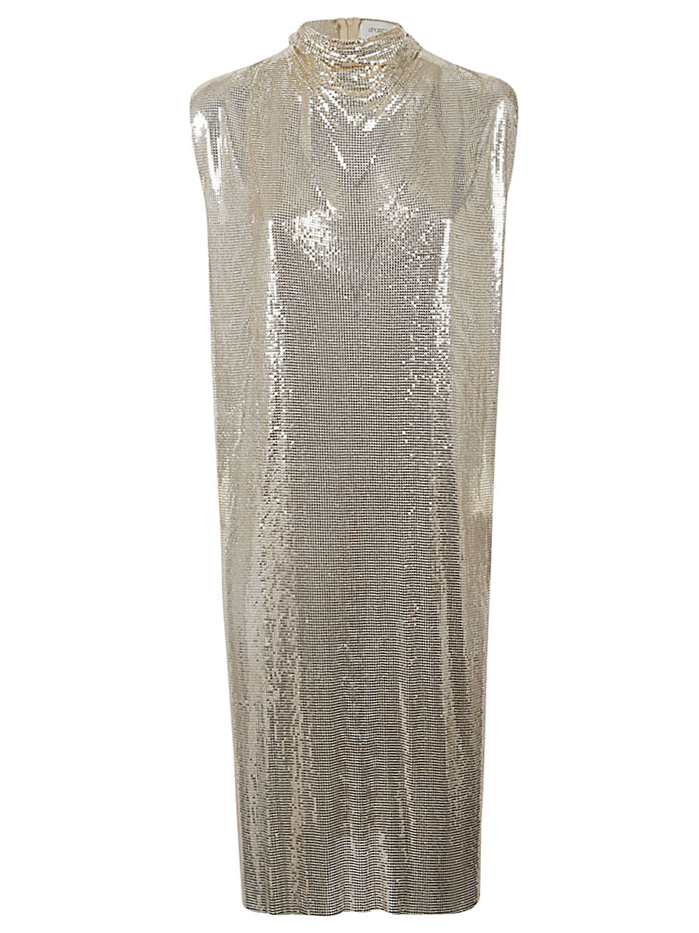 Mantide Metallic Effect Dress