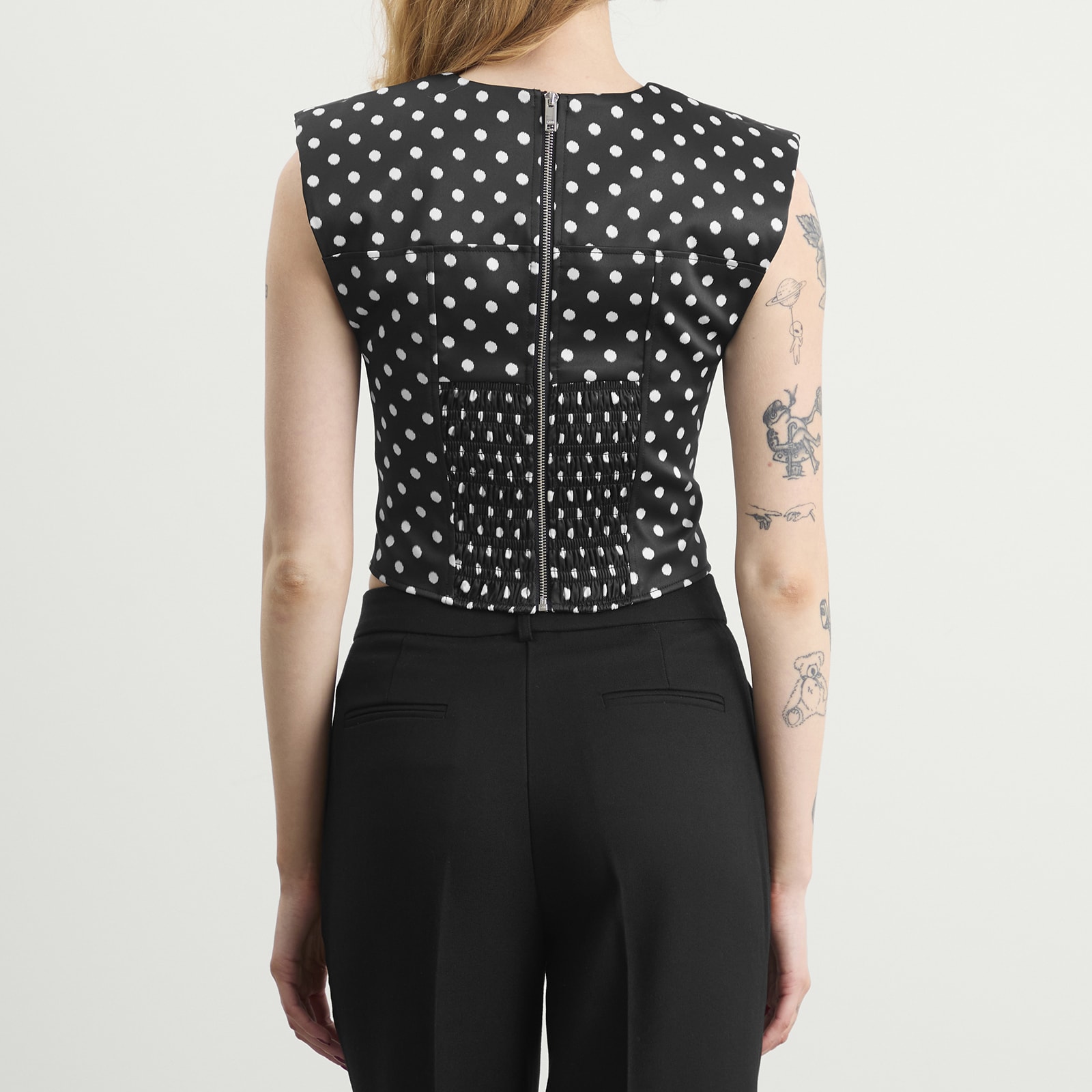 Women's Corset Top in Black