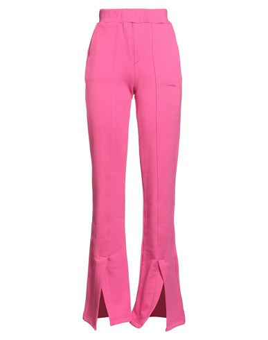 Woman Pants Fuchsia Size S Cotton