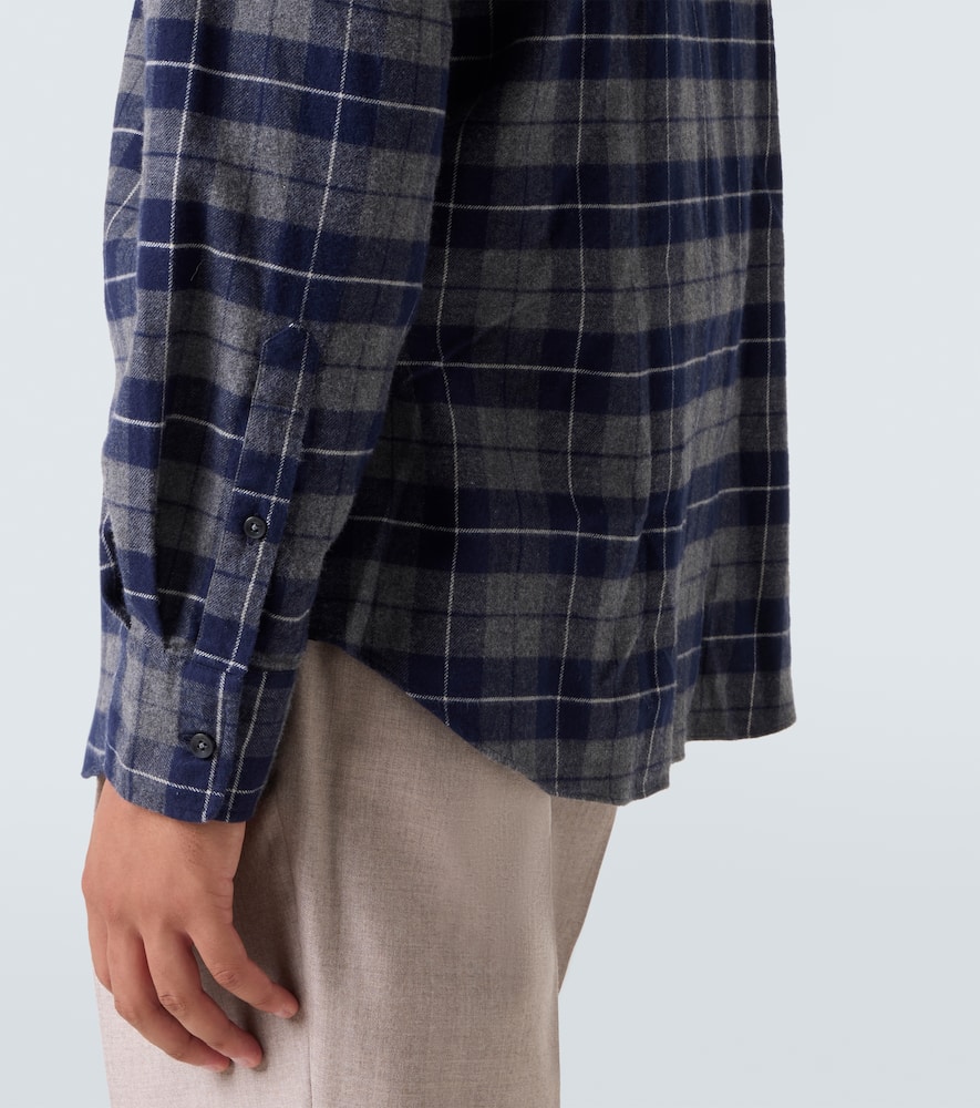 Checked cotton shirt