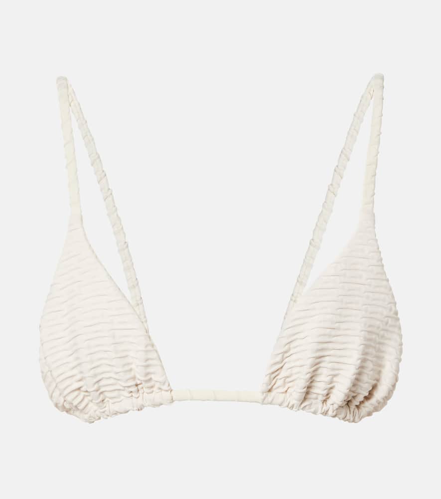 Via triangle bikini top