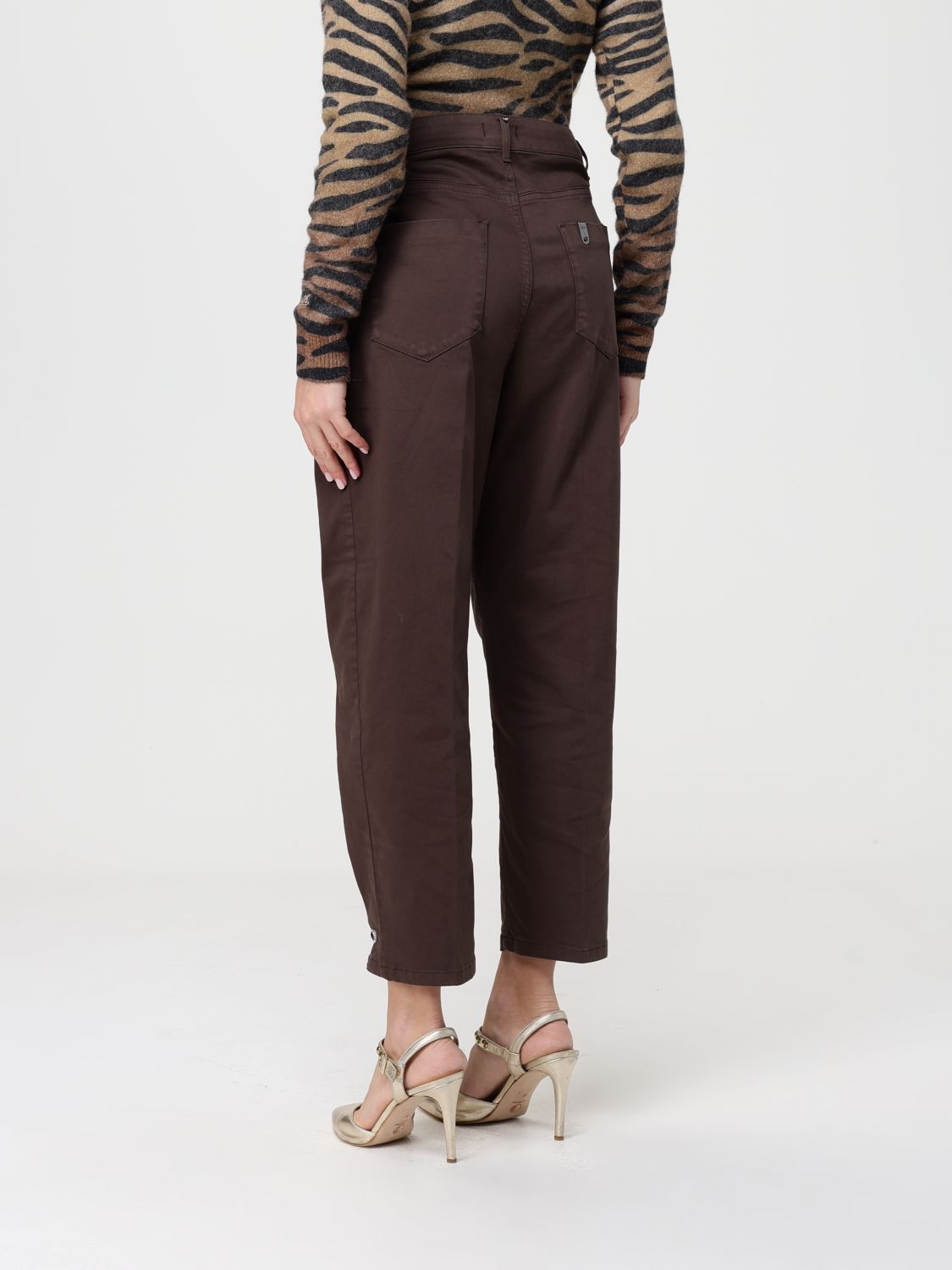 Pants Woman color Brown