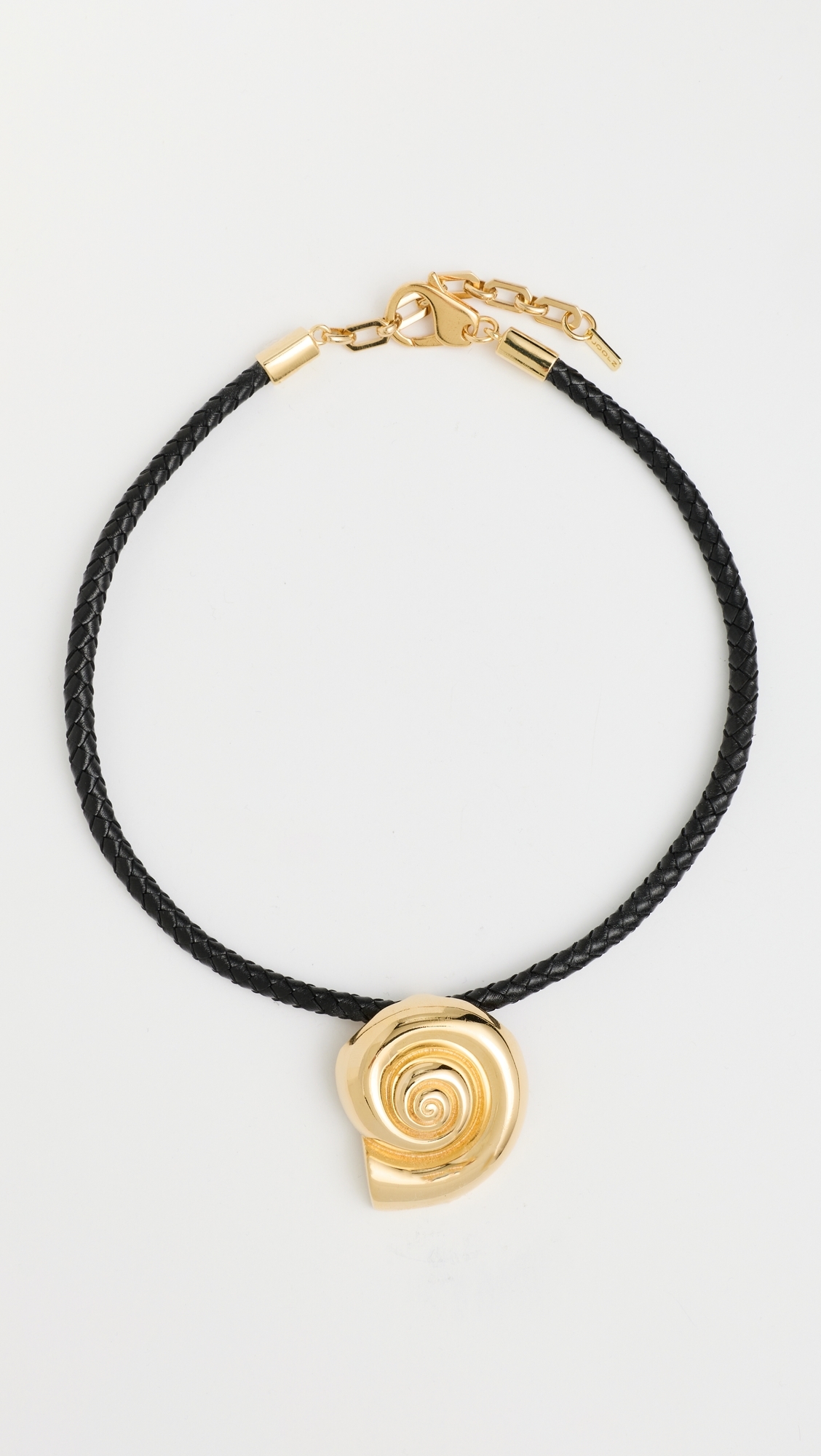 Nautilus Necklace Black/Gold One Size