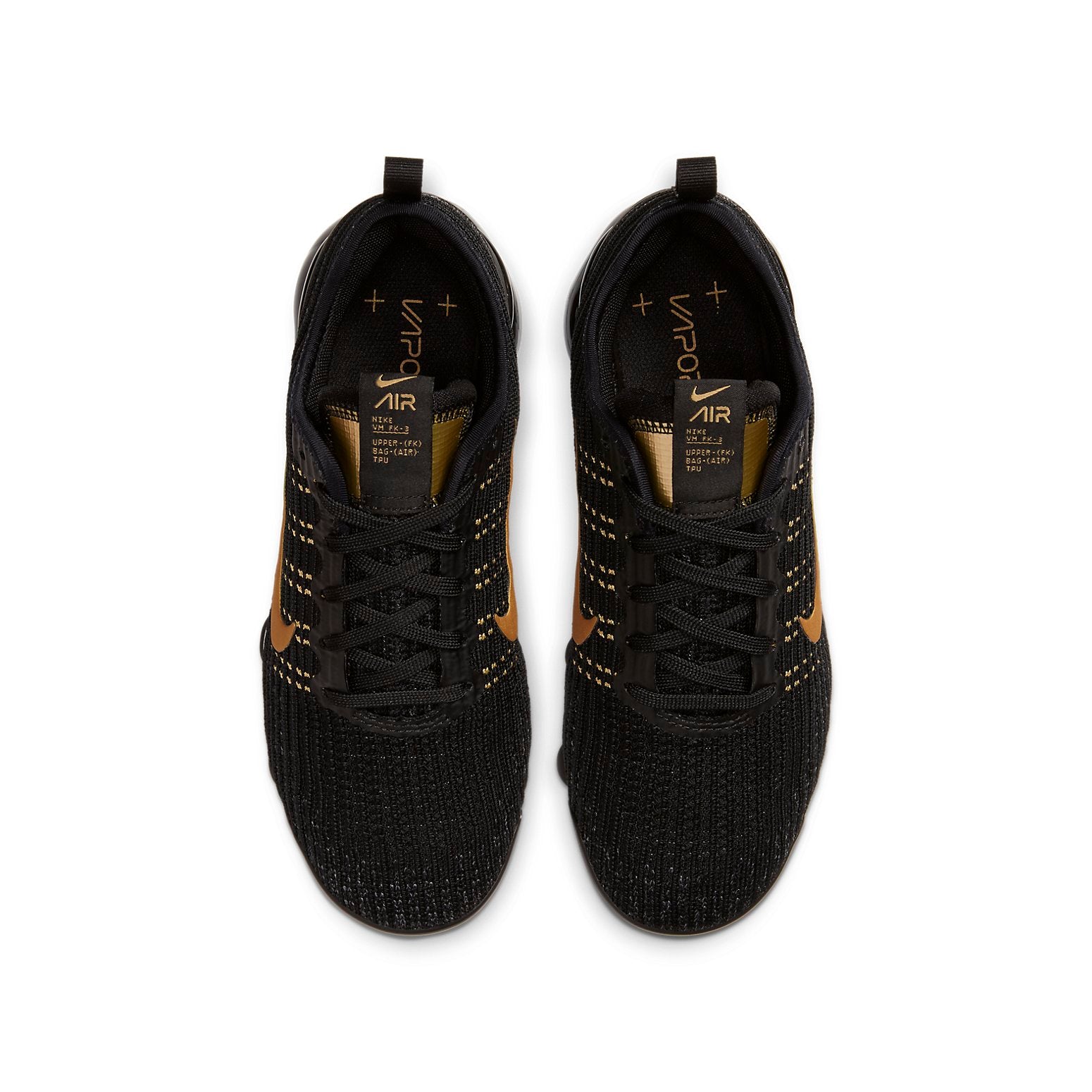 (GS) Air VaporMax Flyknit 3 'Black Gold'