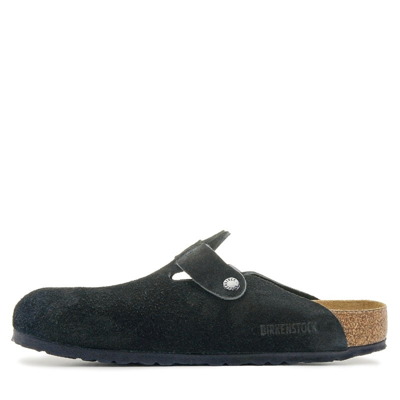 Men's Boston Soft Footbed Clog Shoes (Black)