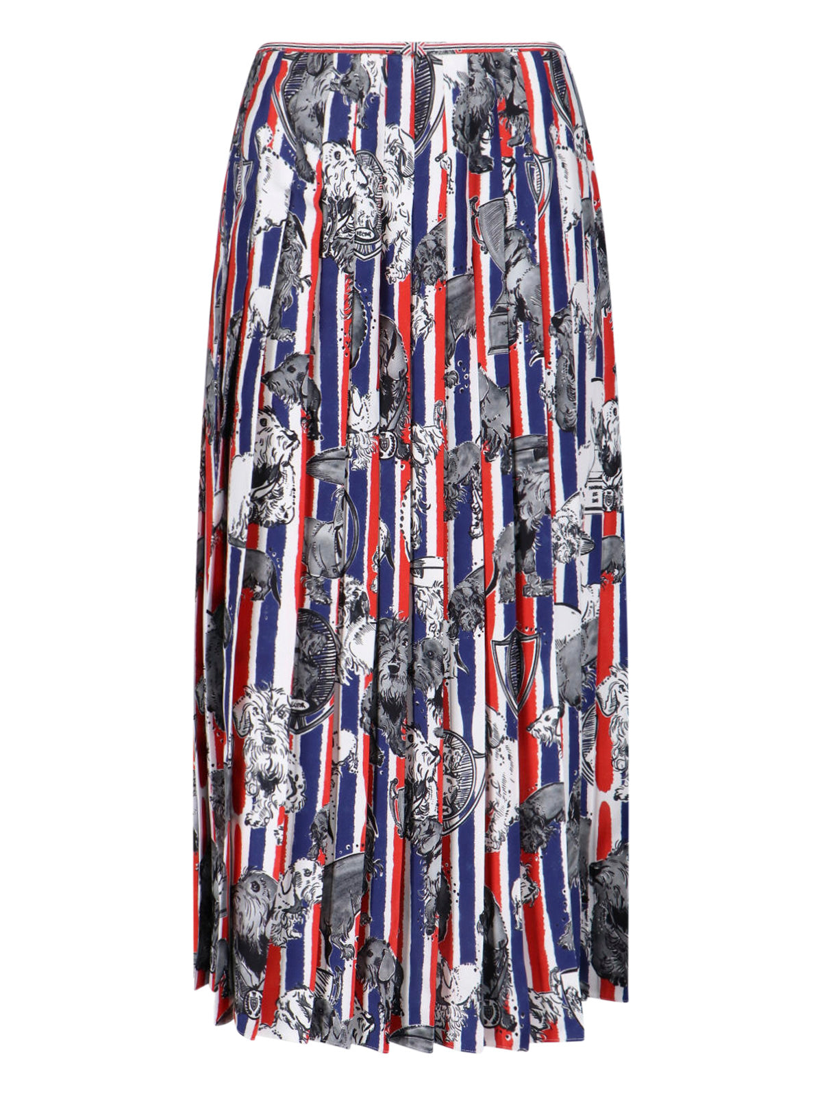 Silk Patterned Mini Skirt