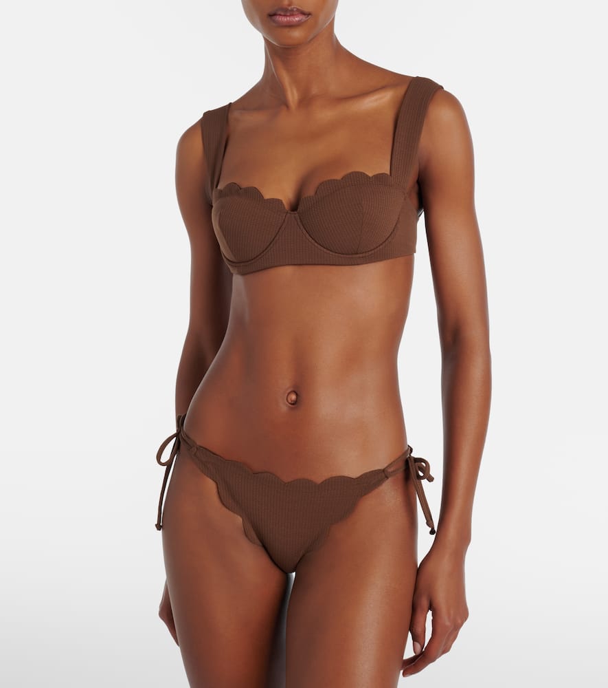 North scalloped bikini top