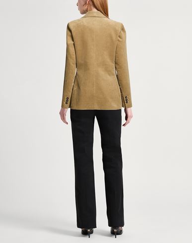 Woman Blazer Camel Size 10 Cotton