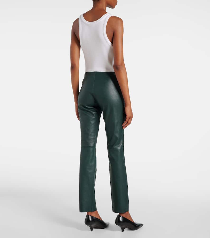 Jacky leather slim pants