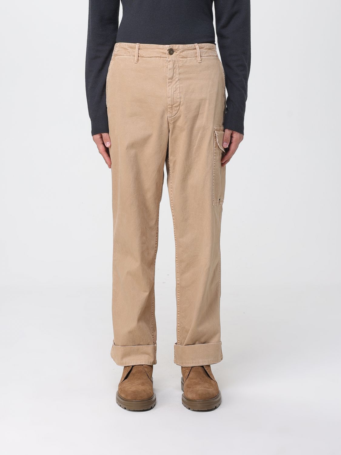 Pants Men color Beige