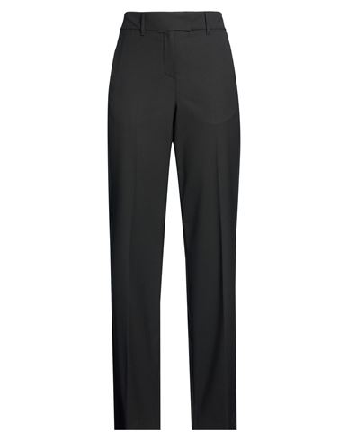 Woman Pants Black Size 14 Polyester, Viscose, Elastane