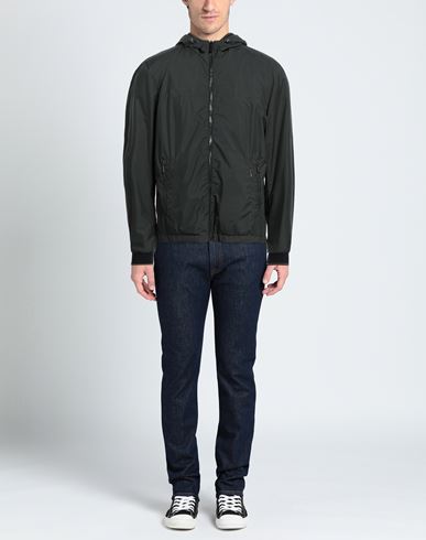 Man Jacket Dark green Size 38 Polyester, Polyamide, Elastane