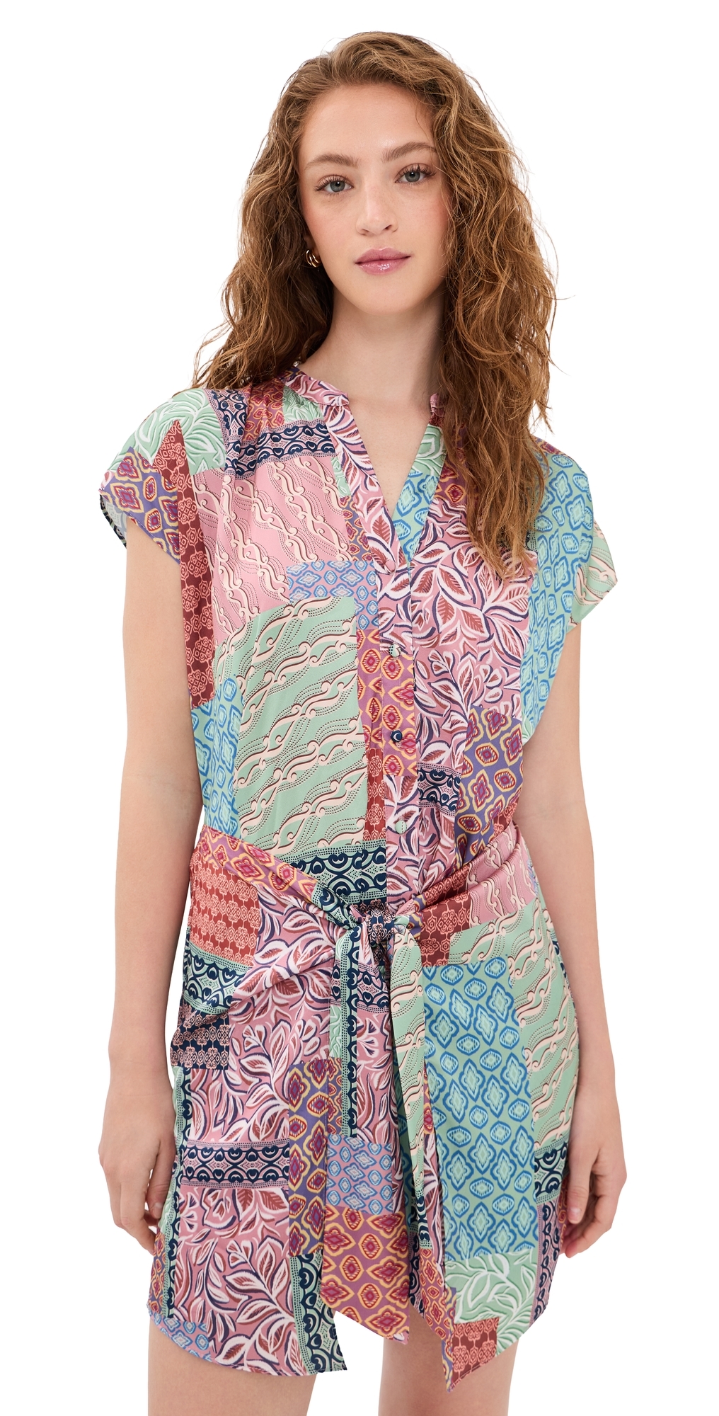 Mika Dress Oasis Patchwork