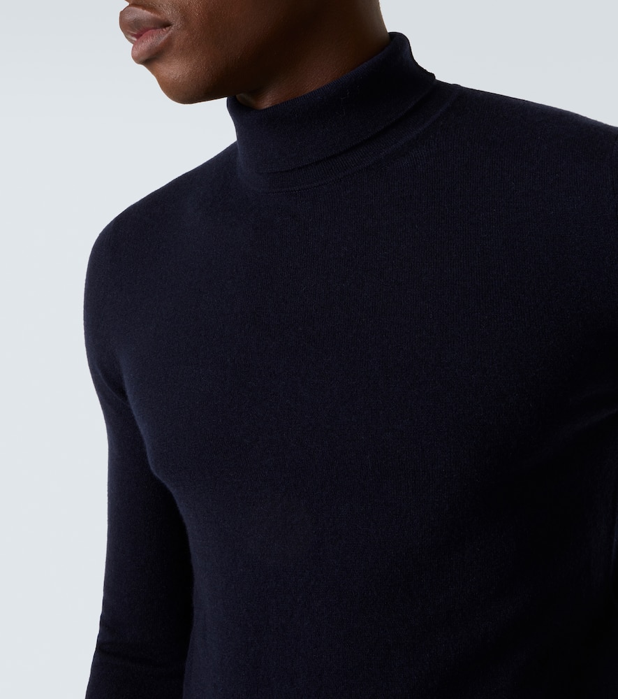 Webstripe cashmere turtleneck sweater