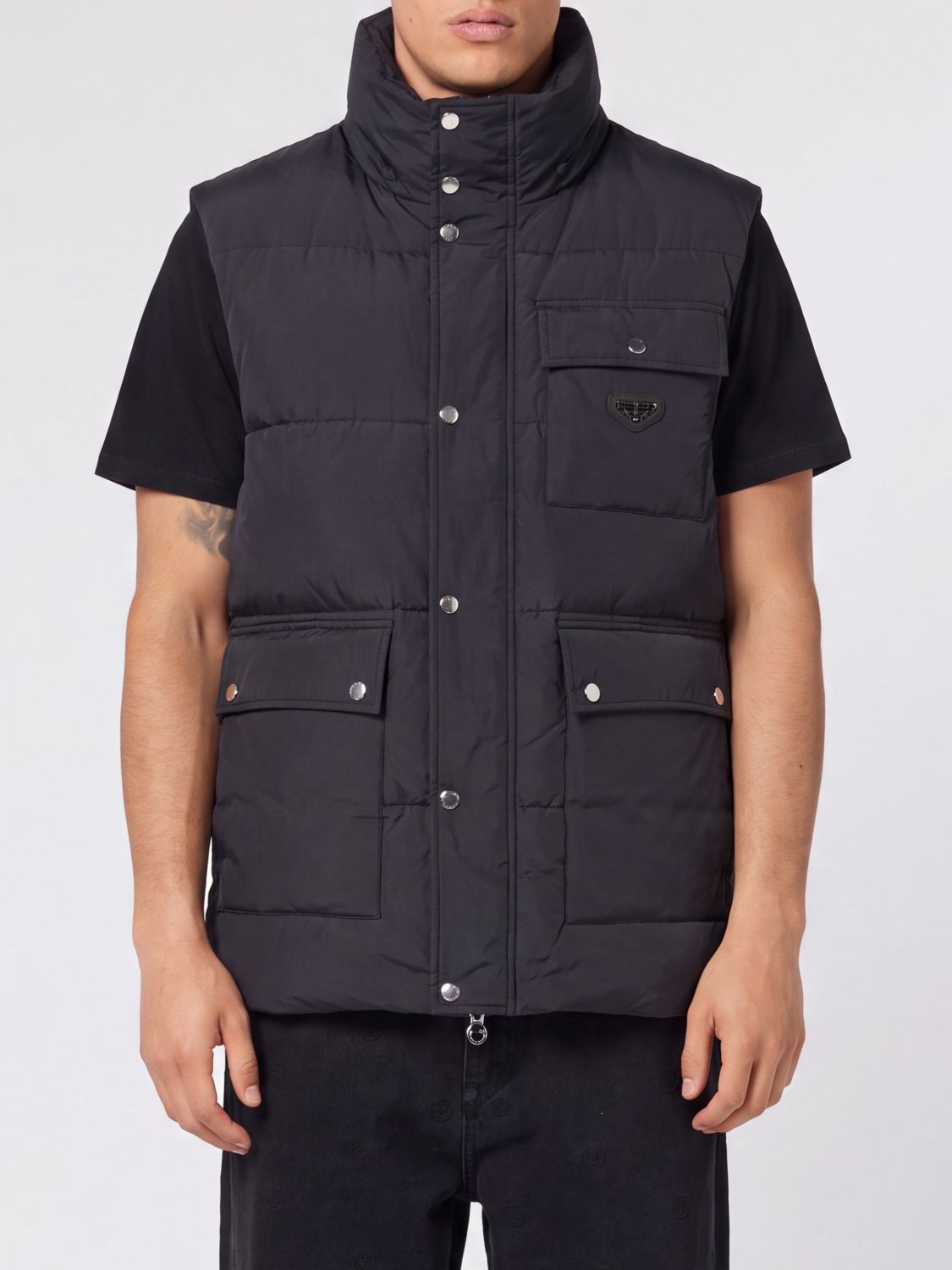 Suit Vest Men color Black