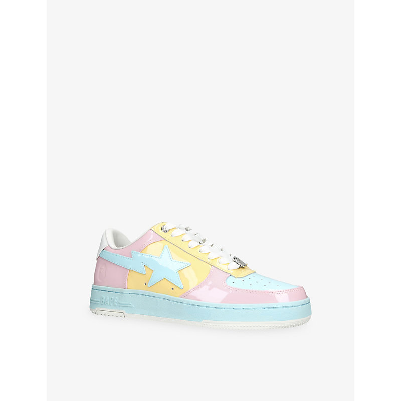 Mens Bape Sta Icon #6 M2 Leather Trainers