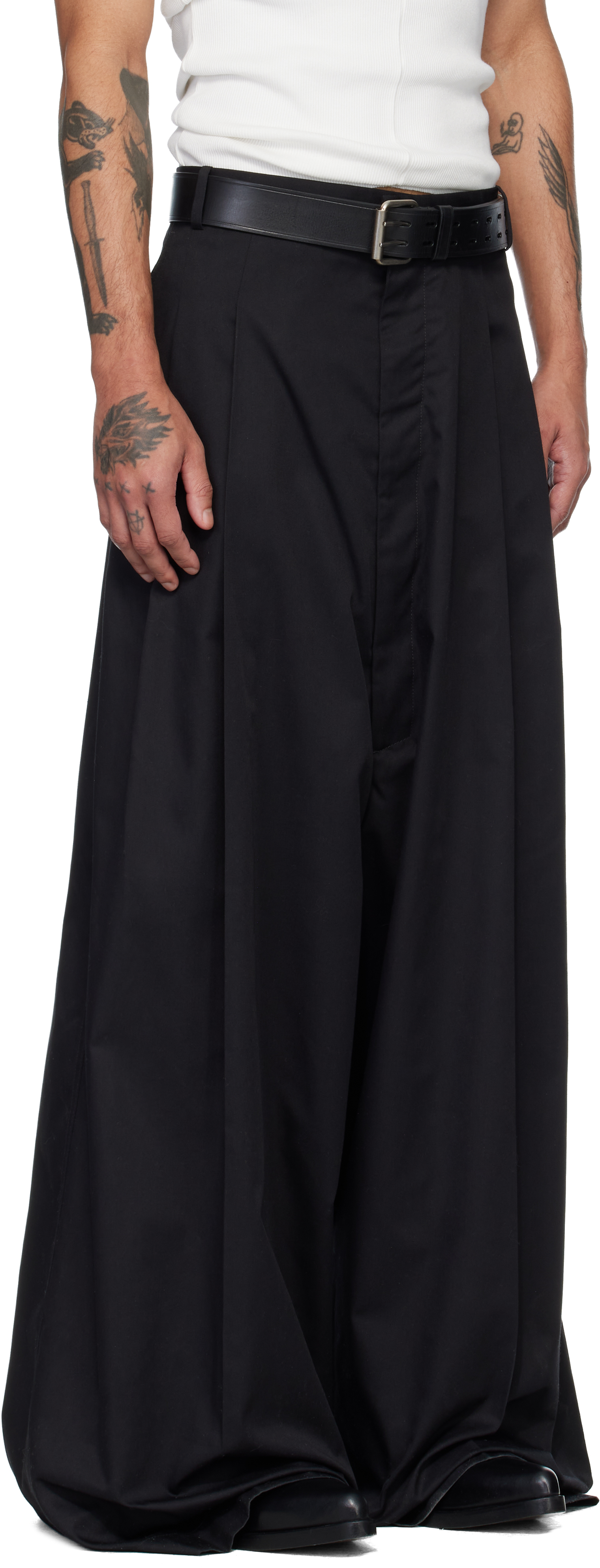 Black Lowline Trousers