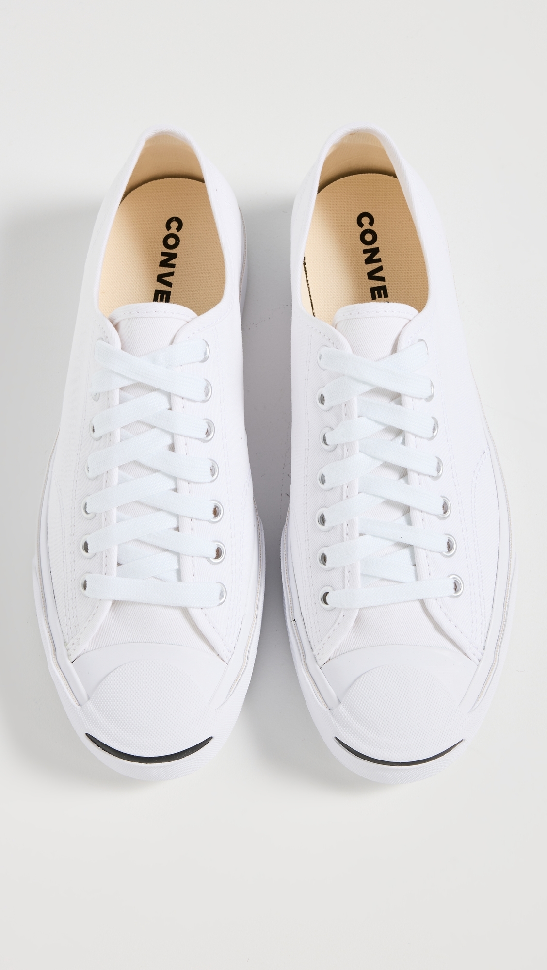 Jack Purcell Canvas Sneakers White/White/Black W