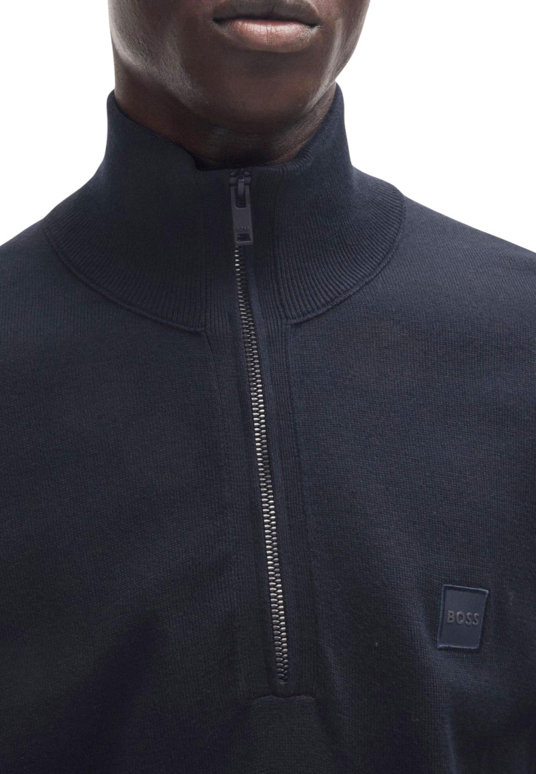 Dark Blue Logo Sweater